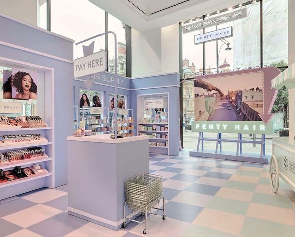 The Fenty Hair Mane Street pop-up at Selfridges