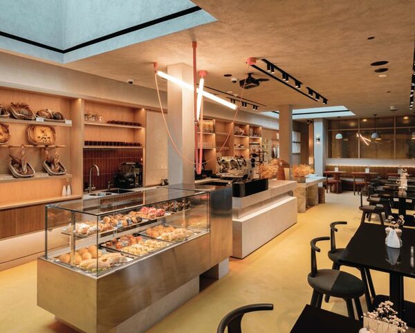 The counters and cafe at Seed and Bloom